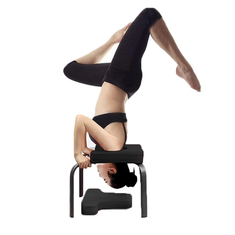 Relieve Fatigue Body Headstand Metal Inverted Chair Yoga Stool