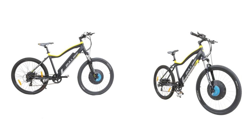 High Power Electric Mountain Bike with Pedal Assist System and Thumb Throttle