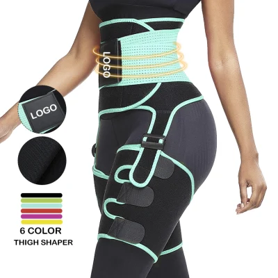 Best Seller con logo personalizzato Vendita calda Neoprene Vita alta Shaper per coscia Gomma per coscia Glutei e trainer per gambe Shaper per la vita