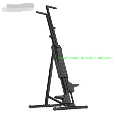 Vertical Climber Home Gym Training Macchina da arrampicata pieghevole Cyclette per esercizi a casa Body Trainer Stepper Allenamento cardio Manici antiaderenti Gambe Braccia ABS