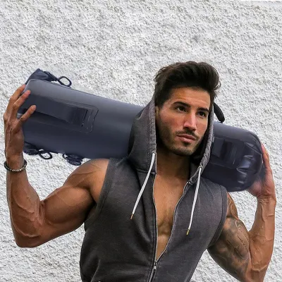 Attrezzatura per il fitness portatile per la stabilità, borsa Aqua originale invece del sacco di sabbia, borsa per allenamento per la forza dell'acqua, allenamento definitivo per il core e l'equilibrio, Bl19403