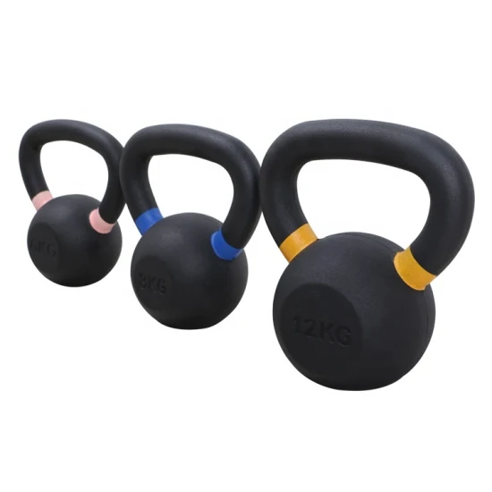 Kettlebell di attrezzature per il fitness da palestra con logo personalizzato per bodybuilding di fabbrica all'ingrosso